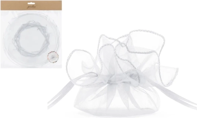 Weiße Organzabeutel (Geschenksäckchen) 25 cm