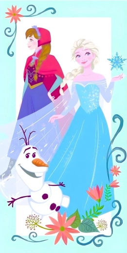 Frozen-Badetuch – 1 Stück