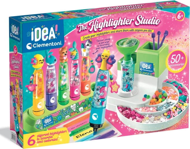 CLEMENTONI IDEA Kreativset Labor für die Herstellung von Textmarkern
