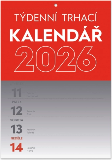 Wandkalender Wöchentlich 2026 A5
