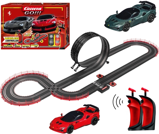Carrera GO!!! Rennbahn Ferrari SF90 XX Stradale 5,3 m