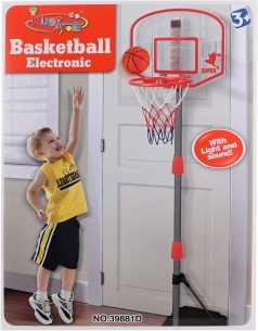 Basketballkorb mit batteriebetriebenem Zähler