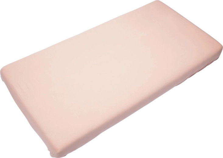 Timboo Bambus-Spannbettlaken Soft 40 × 90 cm Misty Rose