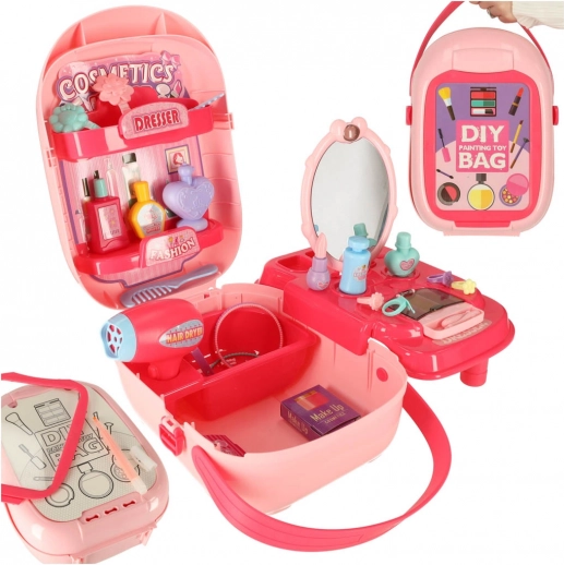 Kinder-Toilette – Kosmetikkoffer mit Zubehör