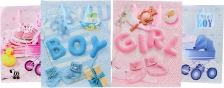 Geschenktüte zur Geburt eines Babys