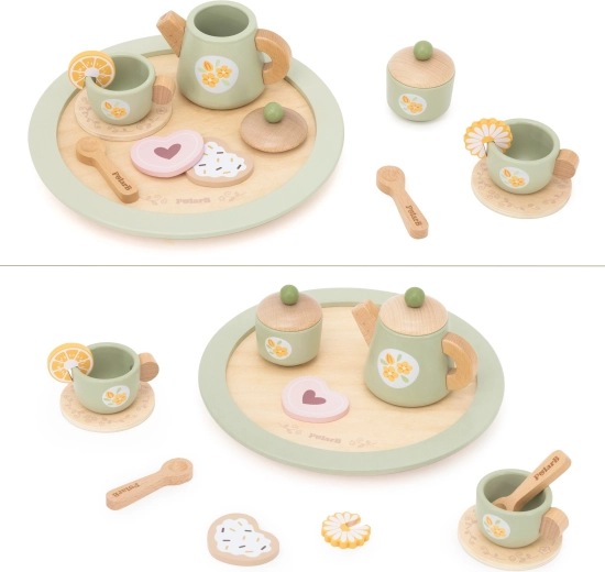 Realistisches Tee-Set für gemeinsames Spiel