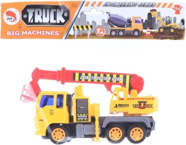 Plastischer Spielzeugkran mit Schwungrad