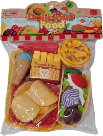 Küchenset Lebensmittel Fast Food – 1 Stück
