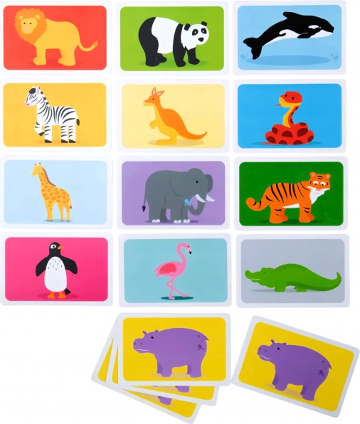 Kartenspiel Snap! Wilde Tiere