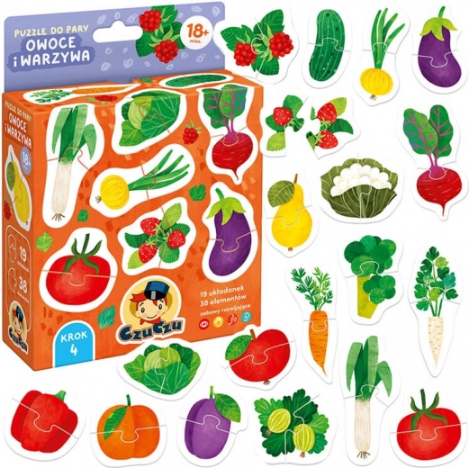 Paarpuzzles – Obst und Gemüse