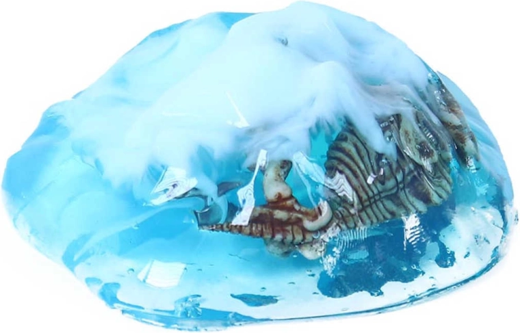 Transparenter Schleim mit „Gletscher“-Effekt