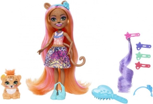 Enchantimals Puppe Charisse Gepardová mit Zubehör