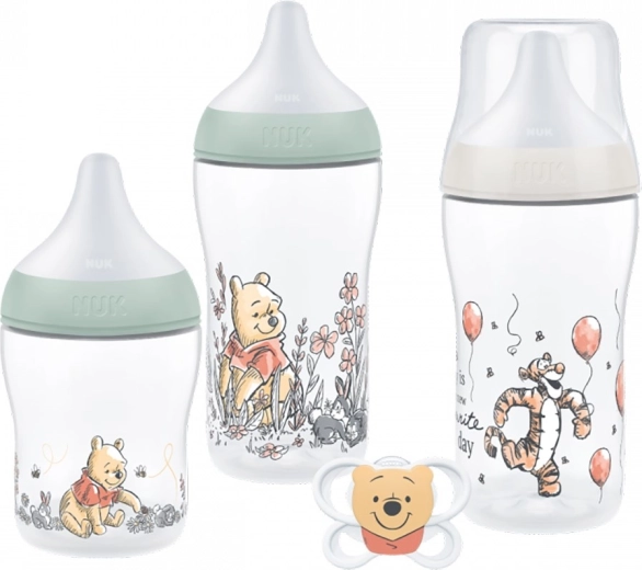 NUK Perfect Match Disney Winnie the Pooh Set aus Babyflaschen und Schnuller