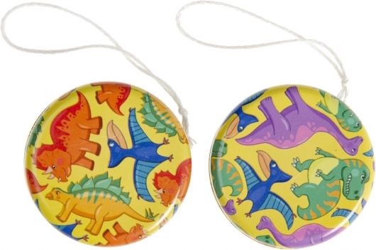 Metall-Jo-Jo mit Dinosaurier-Motiv