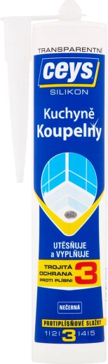 Sanitärsilikon CEYS transparent 280 ml