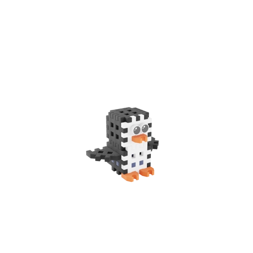 Bauen Sie einen niedlichen Pinguin aus 17 Teilen