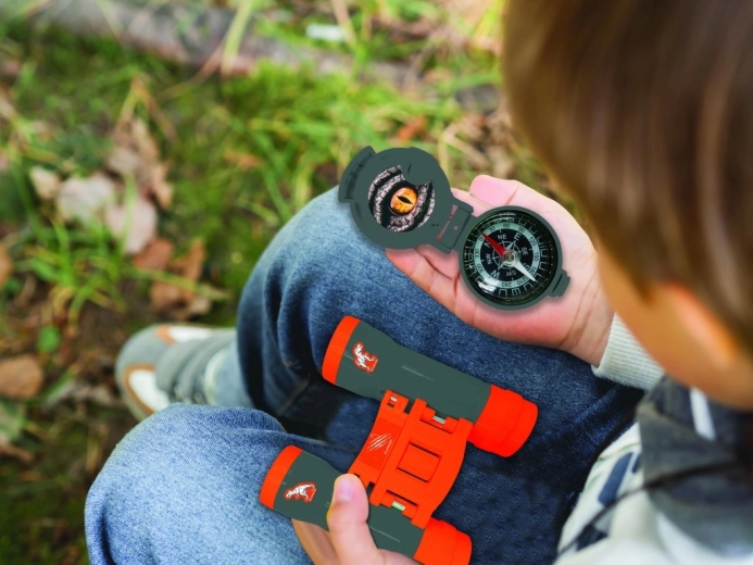 Fernglas und Kompass für echte Abenteuer