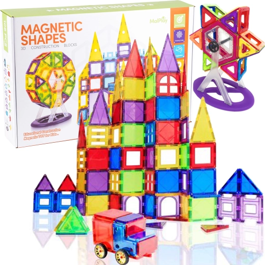 Magnetisches 3D-Konstruktionsset – 106 Teile