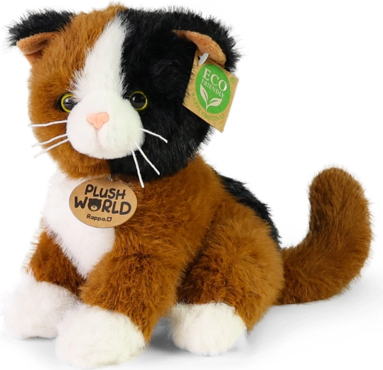Umweltfreundliche Plüschkatze 20 cm