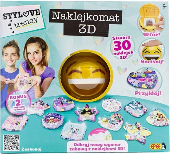 Naklejkomat 3D von Epee – kreativer Aufkleber-Hersteller