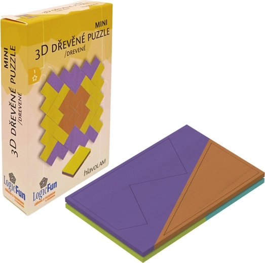 Mini 3D Holzpuzzles – mehrere Varianten