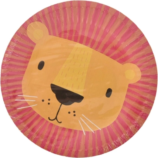 Papier-Teller Jungle 18 cm (10 Stk.)