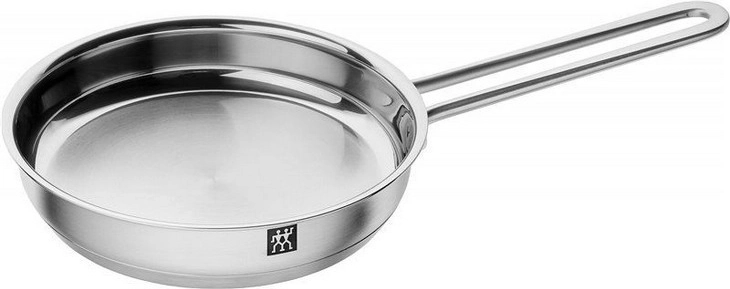 Flache Pfanne PICO 16 cm aus Edelstahl