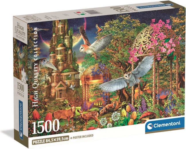 Clementoni Puzzle 1500 Teile Fantasiegarten im Wald