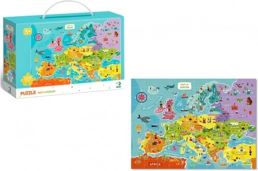 Puzzlekarte Europa 100 Teile