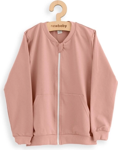 Kinder-Sweatjacke New Baby Kindergarten rosa