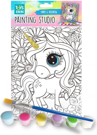 Kreatives Malset Canvas Unicorn