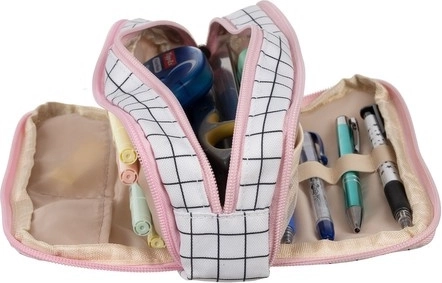 Ausklappbarer Organizer mit Schlaufen und Taschen