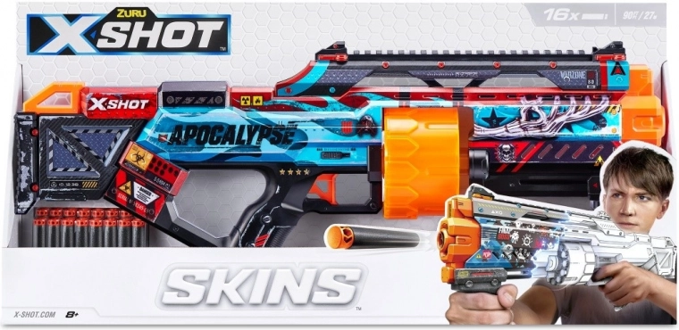 X-Shot Skins Last Stand Schaumstoffblaster (16 Pfeile)