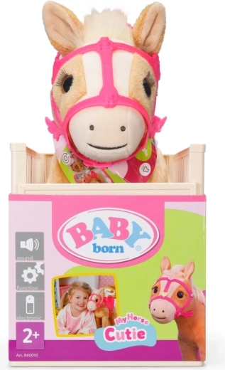 Interaktives Pony, das auf Streicheln reagiert