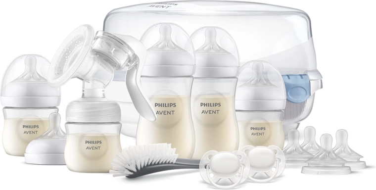 Philips Avent Still-Set Natural Response mit manueller Pumpe und Mikrowellensterilisator