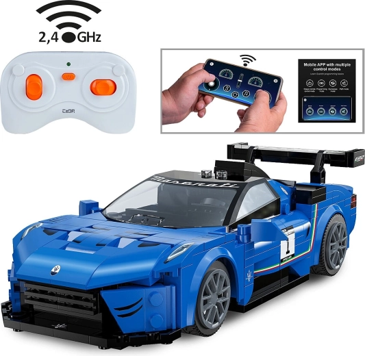 CaDA Maserati GT2 Bausatz mit Fernsteuerung 1:20 blau