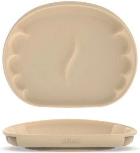 BIBADO Learning Curve™ Silikonteller mit Saugnapf Fawn