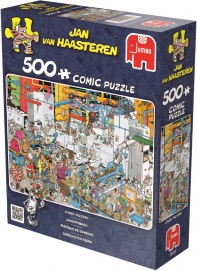 JUMBO Puzzle Jan van Haasteren Süßigkeitenfabrik 500 Teile