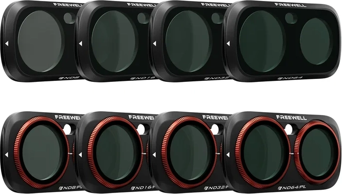Freewell All Day Filterset für Insta360 Luna Ultra (8 Stk.)