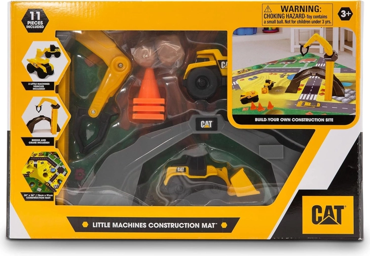 Spielmatte wie eine echte Baustelle