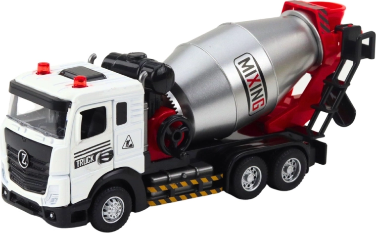 Drehbare Mischtrommel wie bei einem echten Betonmischer