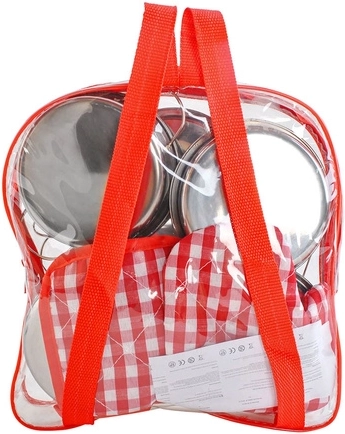 Transparenter Rucksack für einfaches Tragen