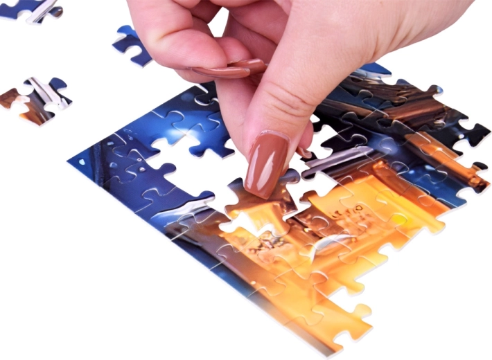 Stabile und nummerierte Teile für einfaches Puzzeln