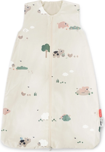 Done by Deer Schlafsack Tiny farm TOG 1.0 sandfarben 90 cm