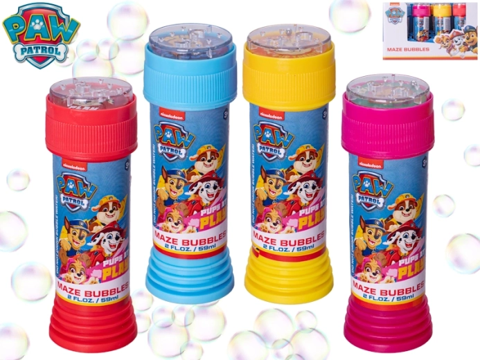 Paw Patrol Seifenblasen mit Labyrinth 59 ml (11 cm) – 1 Stück