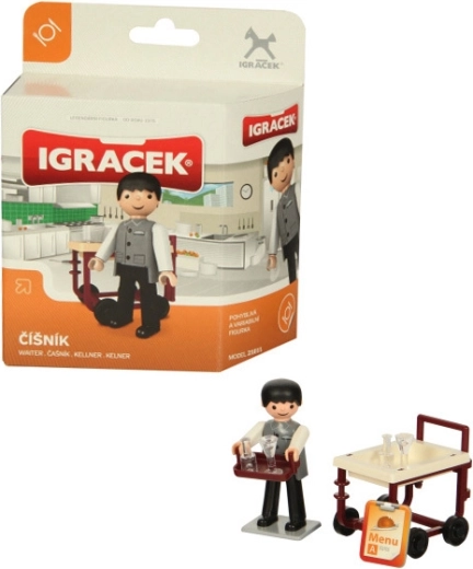 EFKO Igráček Kellner – Figur mit Zubehör in der Box