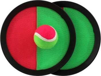 Klettverschluss für einfaches Fangen des Balls