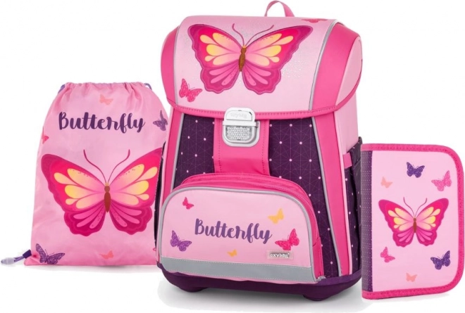 Schulset Oxybag Premium Schmetterling für Kinder