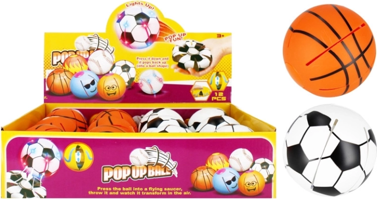 Pop-up-Anti-Stress-Sportball zum Drücken – 1 Stück