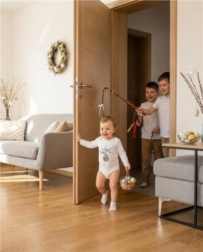 Niedlicher Druck mit zertifizierten Farben